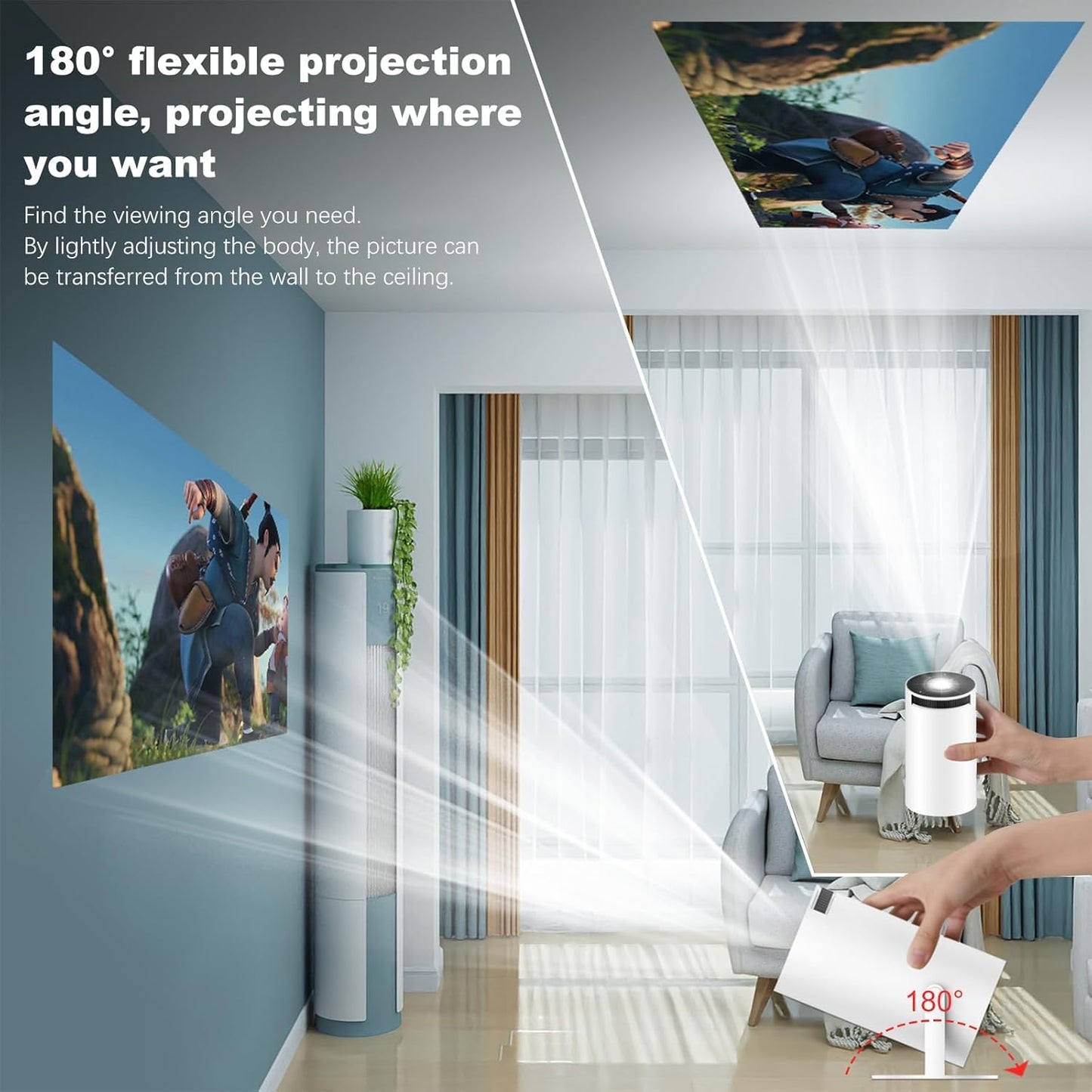 Grabio™ Smart 4K Projector
