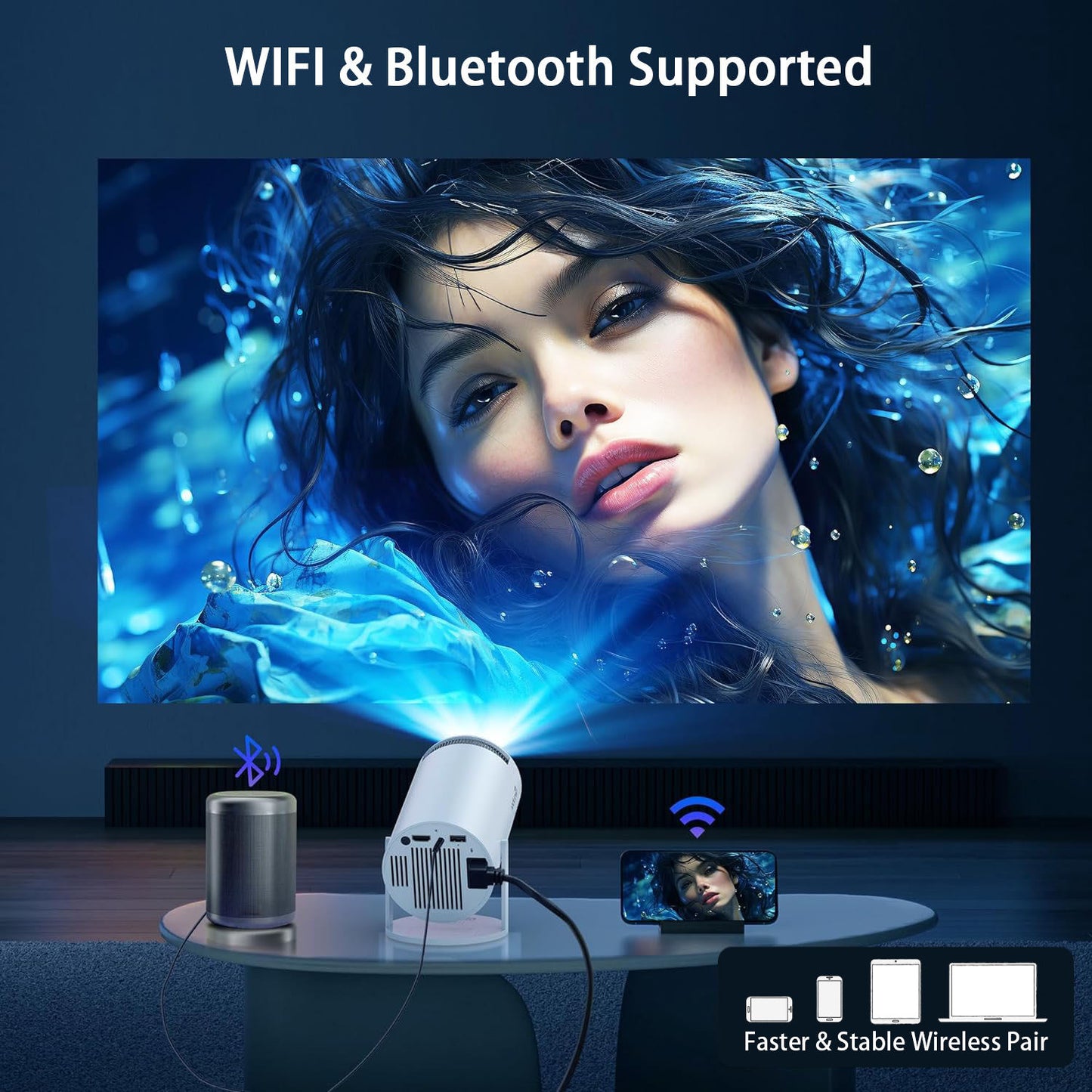 Grabio™ Smart 4K Projector